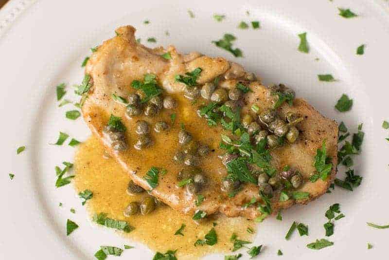 Lemon Chicken Piccata with Capers - Foodology Geek