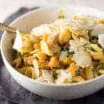 Butternut Squash Alfredo with Pancetta and Kale