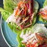 Lemongrass Chicken Lettuce Wraps