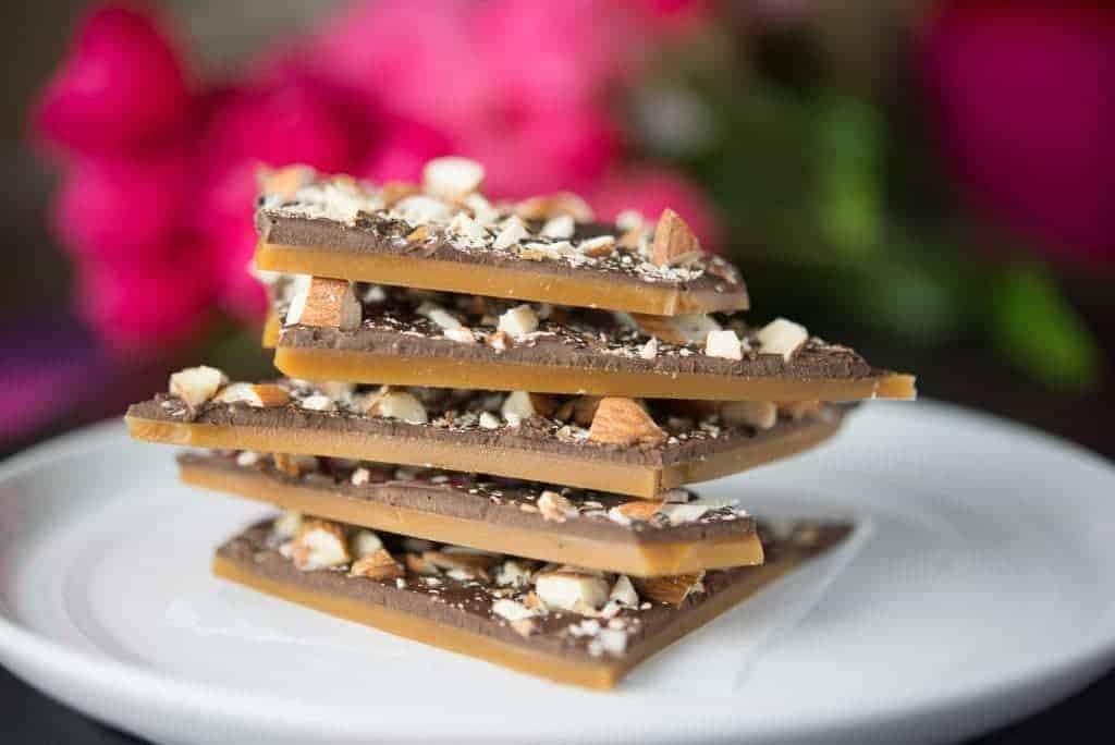 Butter Toffee with Roasted Almonds