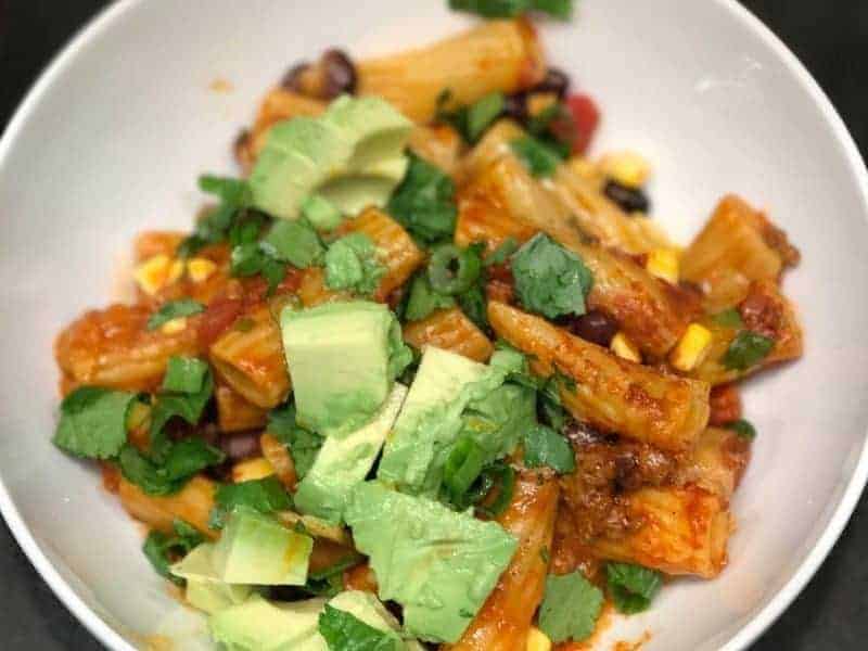 Easy Enchilada Pasta Bake Foodology Geek