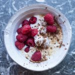 Raspberries and Coconut Cream