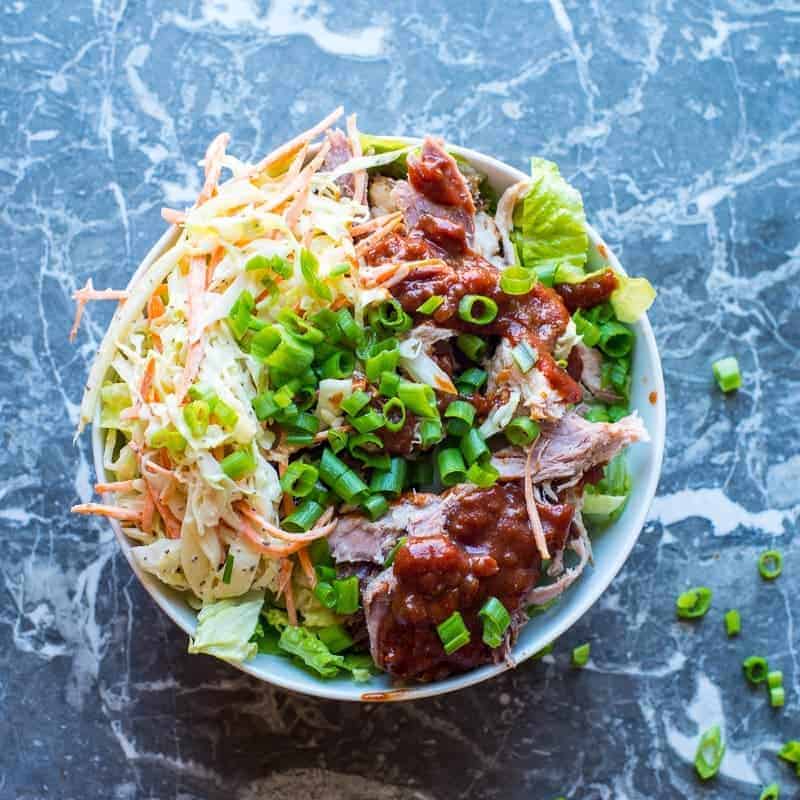 Healthy Pulled Pork Meal Prep Bowl