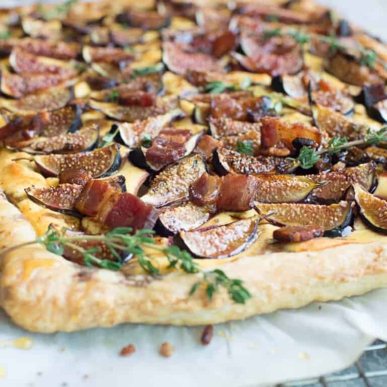 Puff Pastry Tart With Figs and Bacon