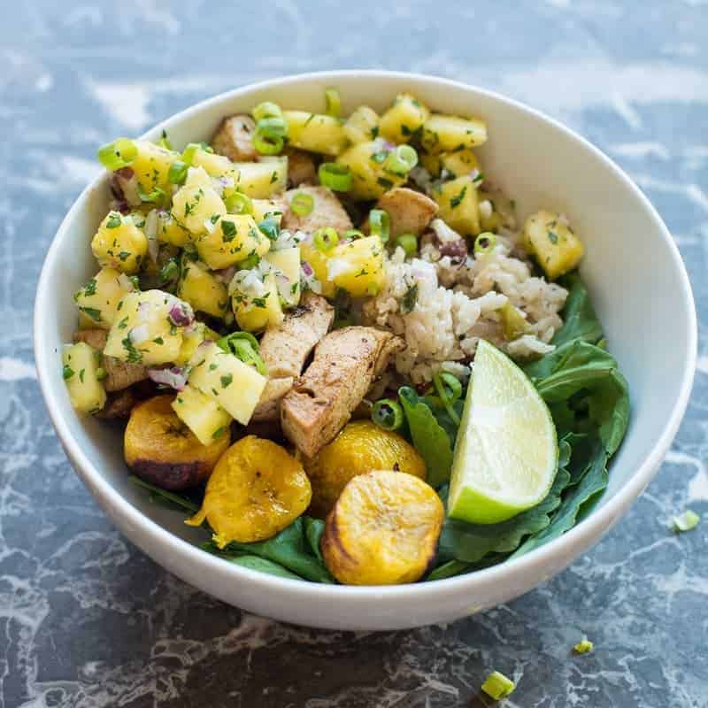 Easy Jerk Chicken Meal Prep Bowl