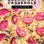 Make-ahead Sausage Breakfast Casserole Pinterest Pin