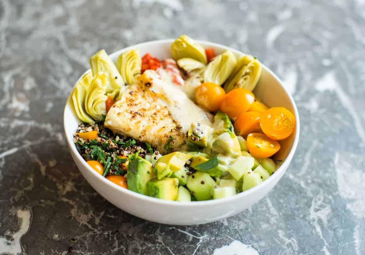 Mediterranean Beast Bowl with Fish