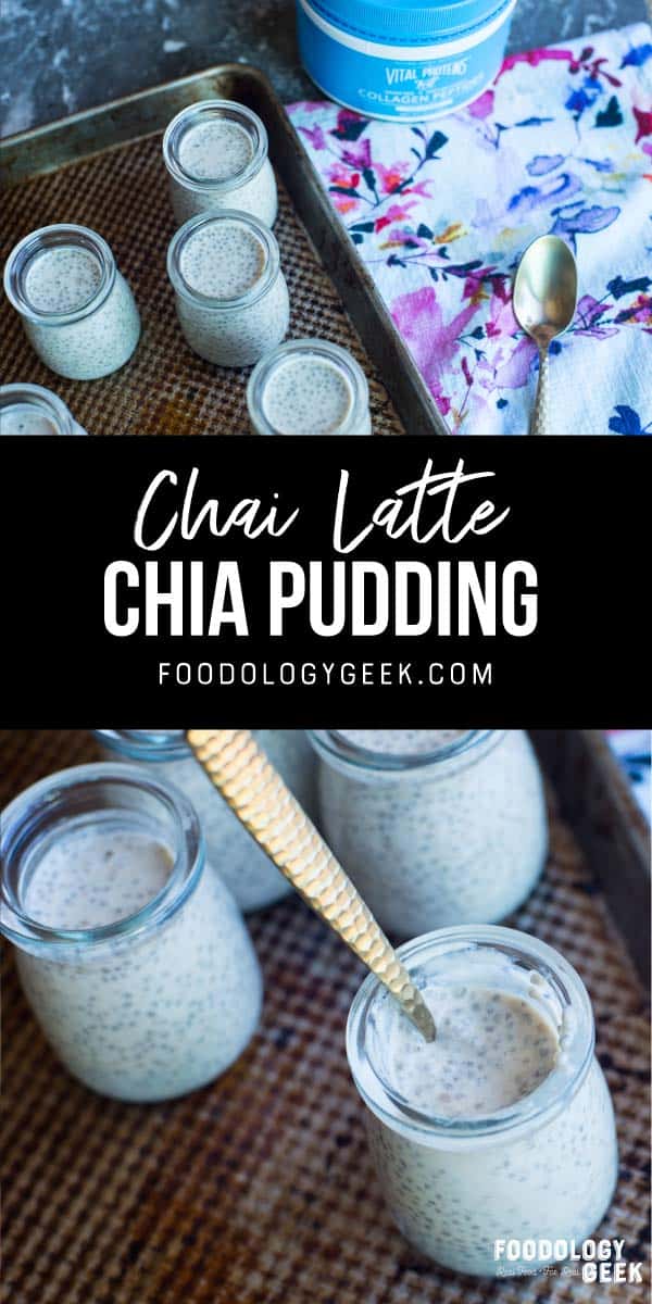 chia latte chia pudding pinterest image by foodoology geek