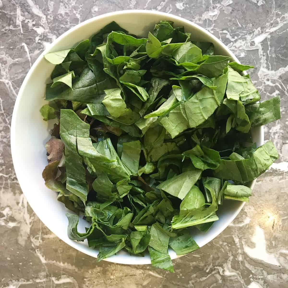 Add your healthy greens