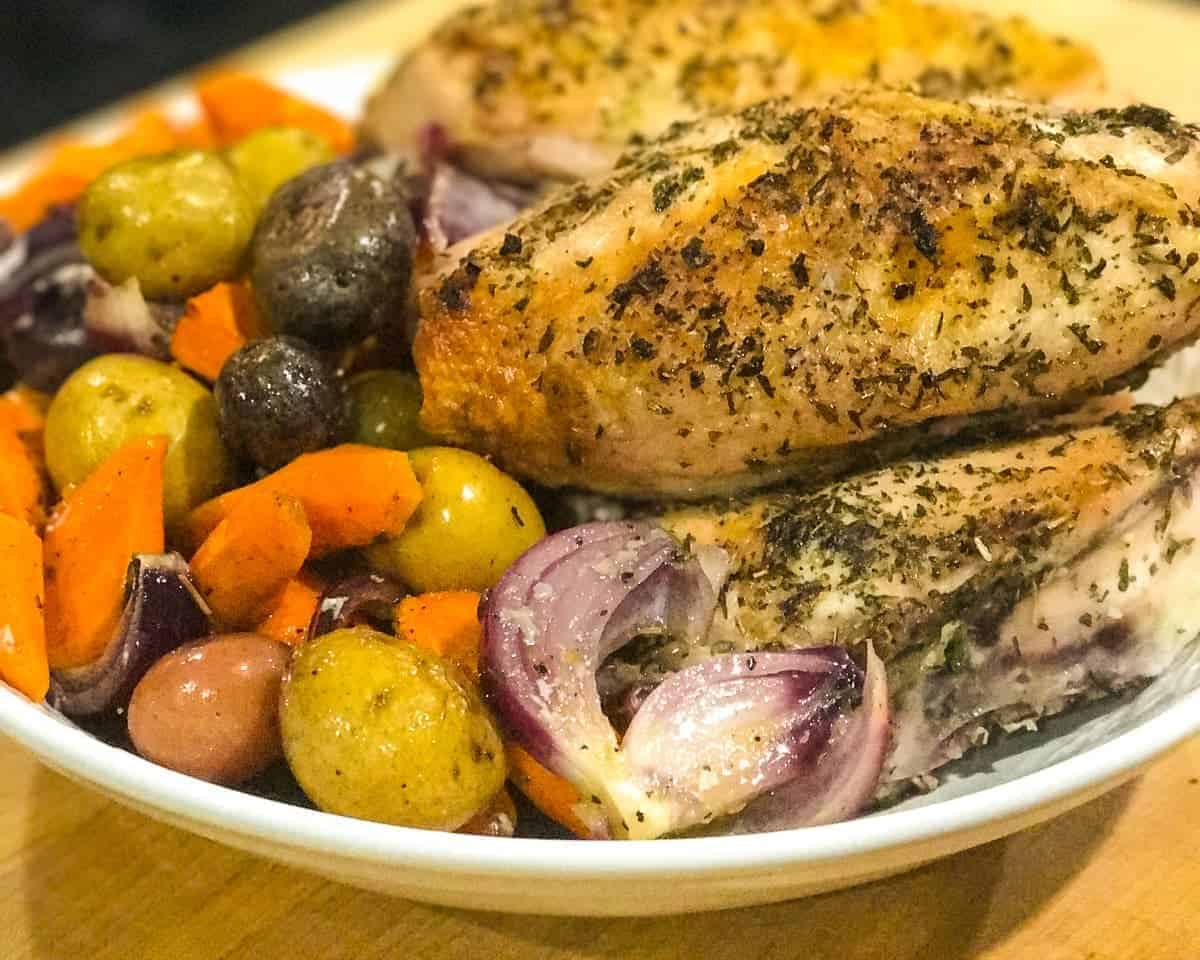 Herbes de Provence Roasted Chicken And Vegetables