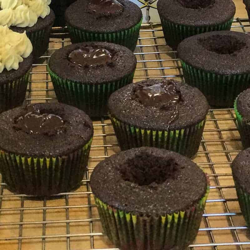 Filled cupcakes