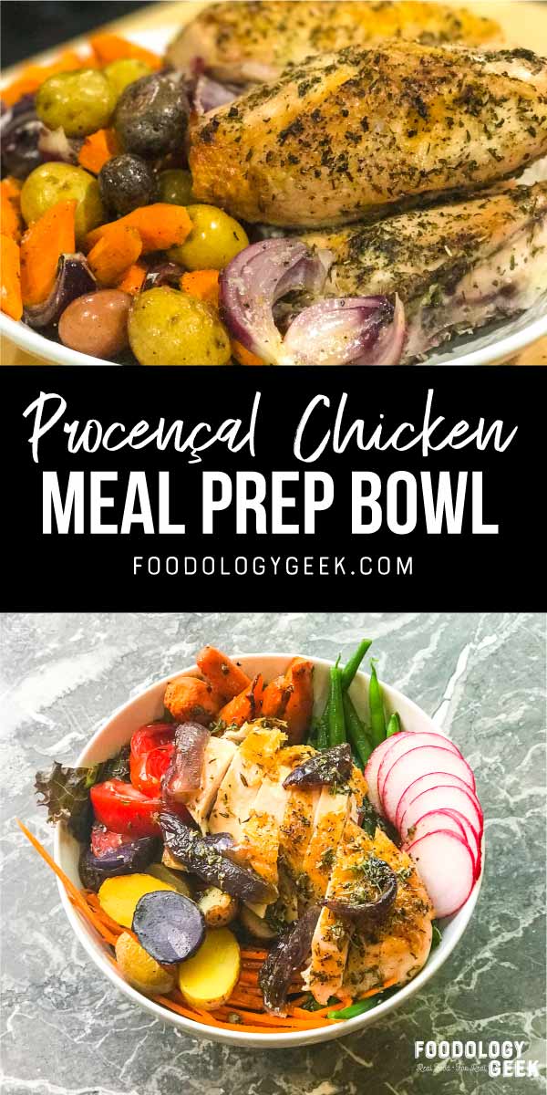 french chicken meal prep bowl