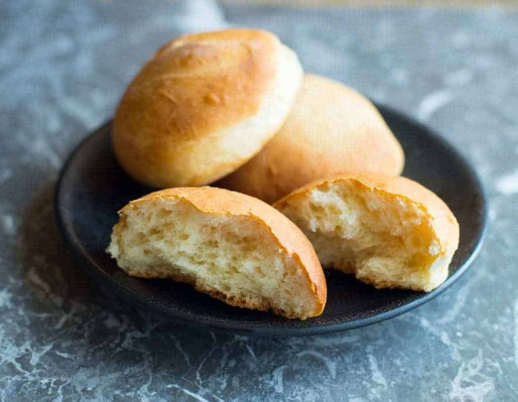 Aunt Donna's Holiday Dinner Rolls torn