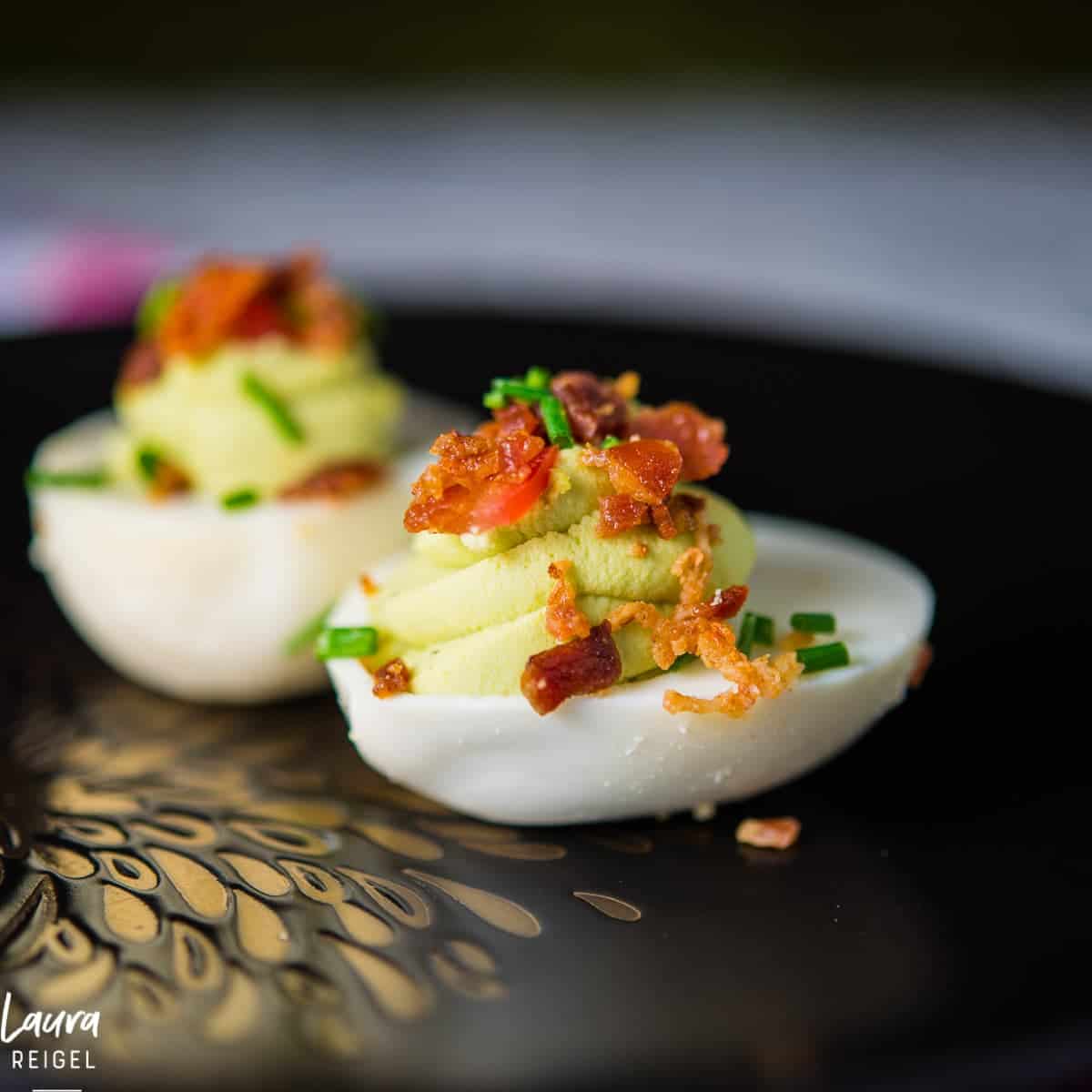 Avocado Deviled Eggs