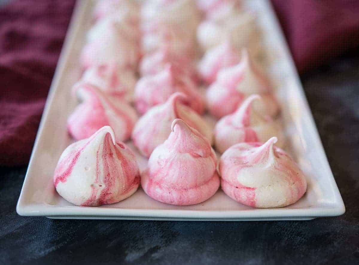 Easy Peppermint Meringues