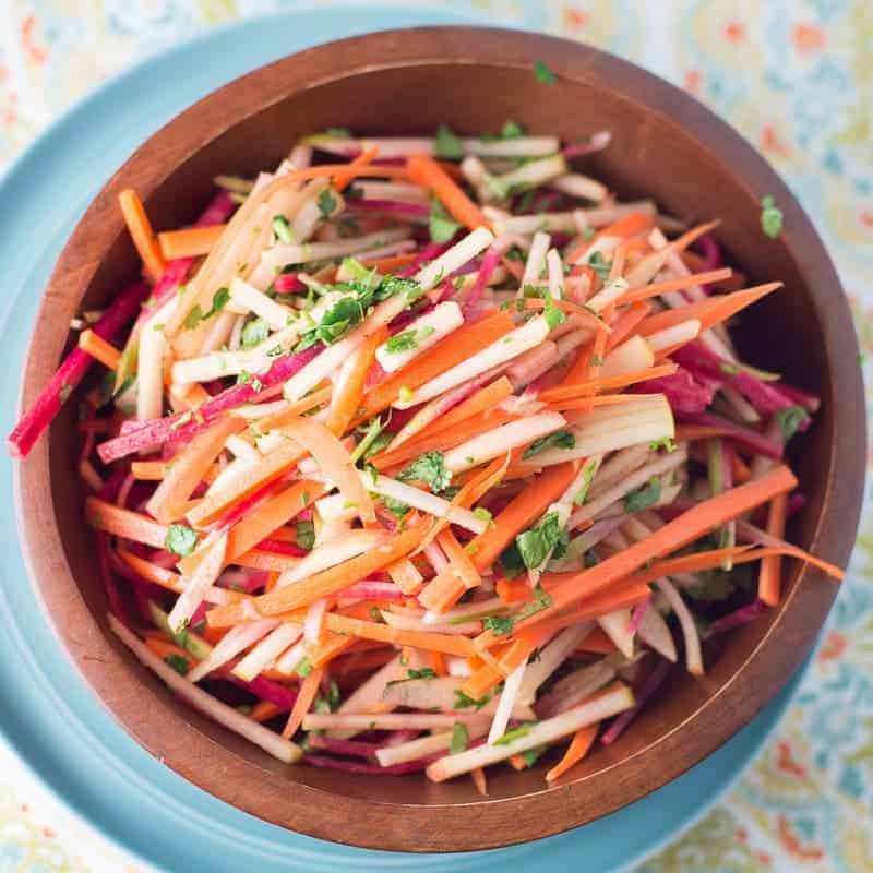 Carrot & Apple Matchstick Salad