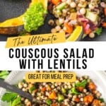 The Ultimate Couscous Salad Pinterest Pin