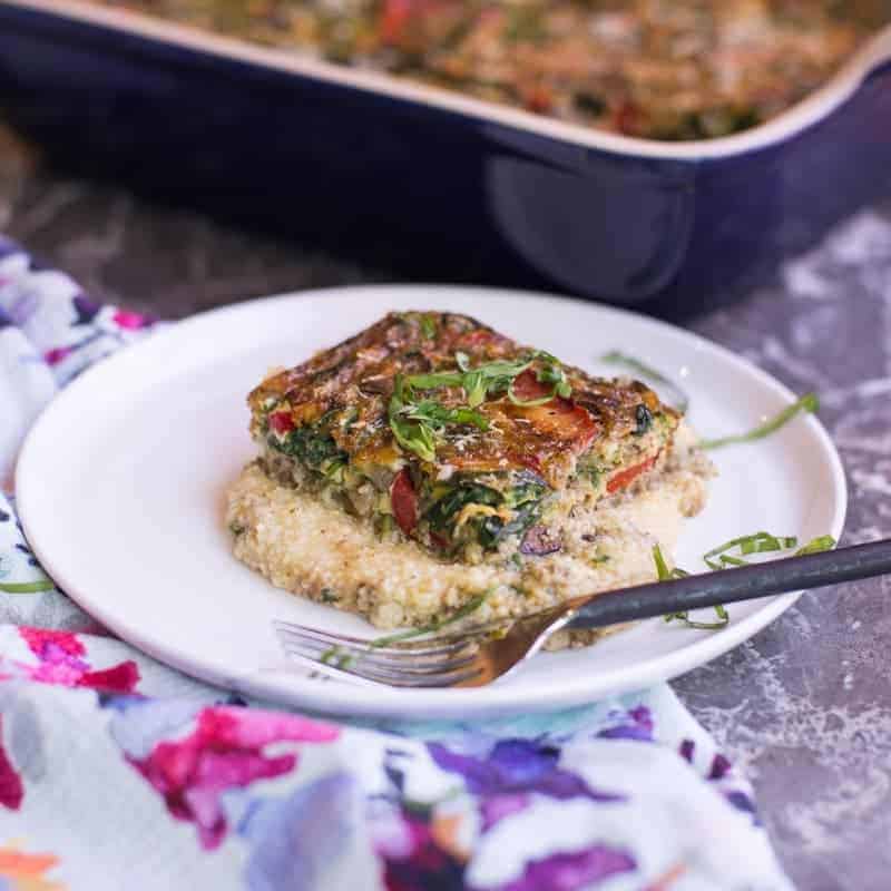 Baked Polenta Frittata