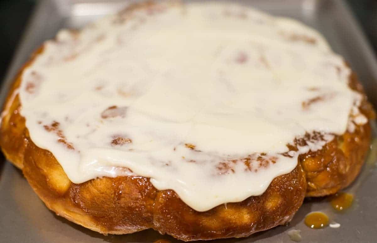 Pineapple Sweet Rolls with frosting