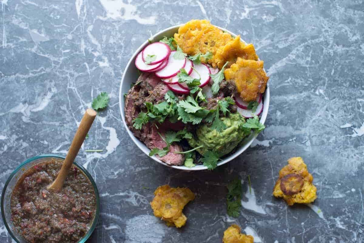 Grilled Steak Chimichurri Bowls are packed with so many fresh flavors with a homemade chimichurri sauce that will fill you up!