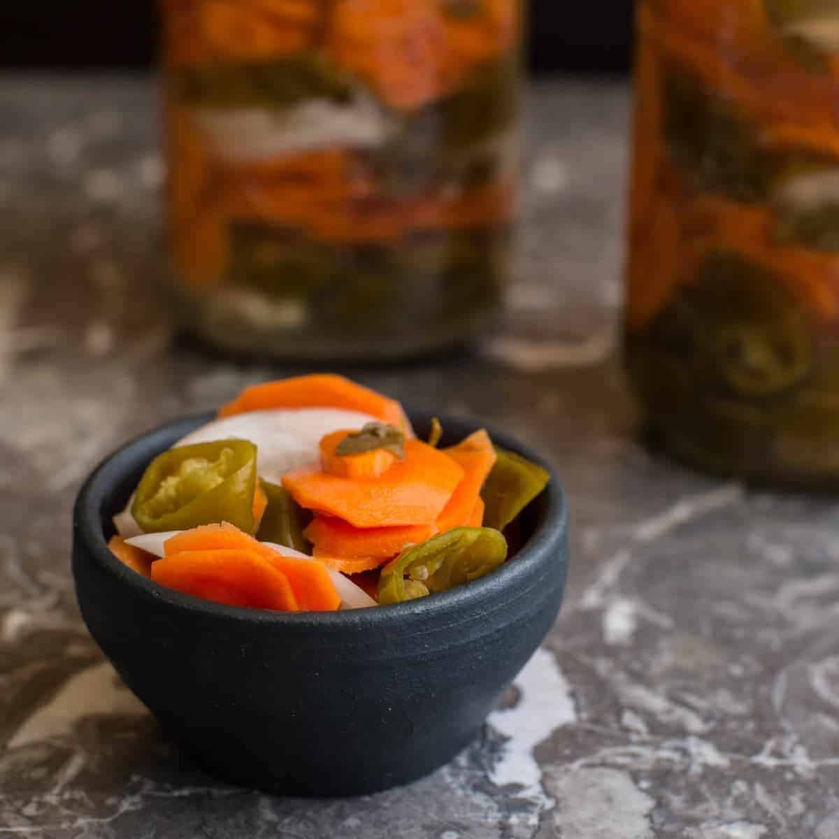 Spicy Carrots and Jalapeños