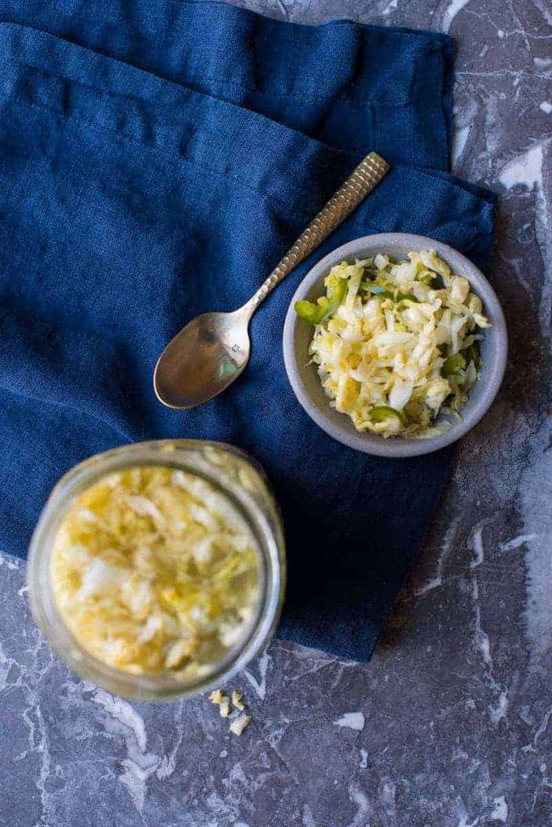 Jalapeño Sauerkraut