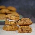 Soft spiced persimmon cookies.