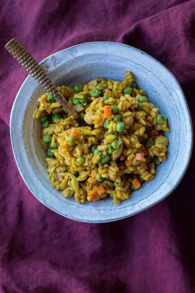 Easy Vegan Curry Risotto Recipe