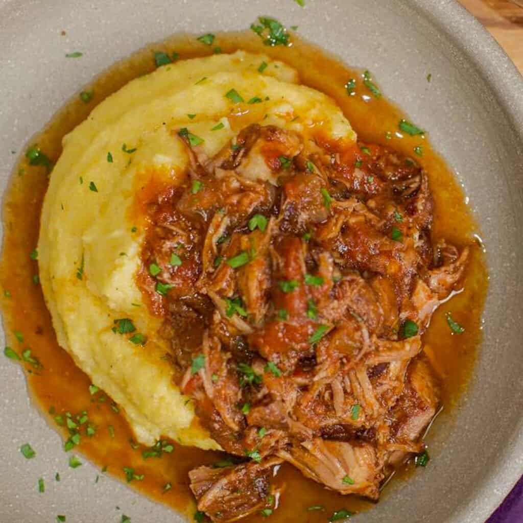 pork ragu with polenta recipe