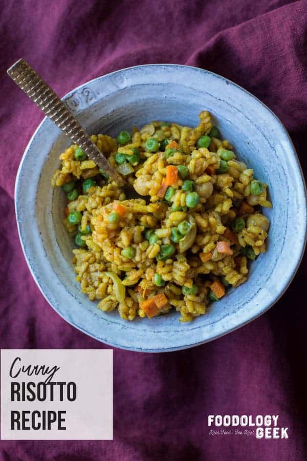 How to Make an Easy Curry Risotto Foodology Geek