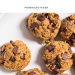 chocolate chip cookies, healthy and grain free, pinterest