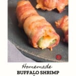 Homemade Buffalo Shrimp Jalapeño Poppers Pinterest Pin