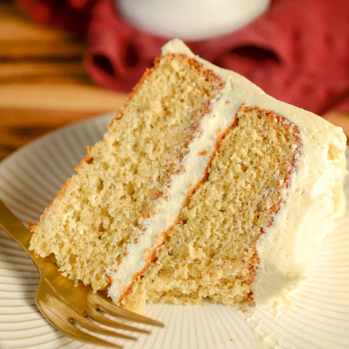 Banana Cake with Cream Cheese Frosting