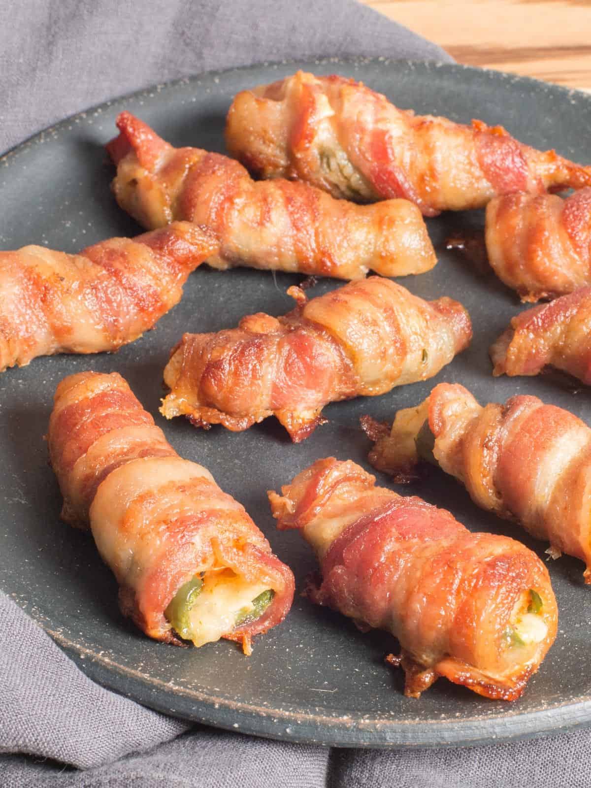 buffalo shrimp wrapped with bacon