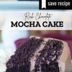 mocha cake pinterest