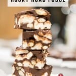 rocky road fudge recipe penterest