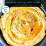 Homemade hummus Recipe Pinterest Pin