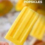 The Best Mango Lassi Popsicles Pinterest Pin