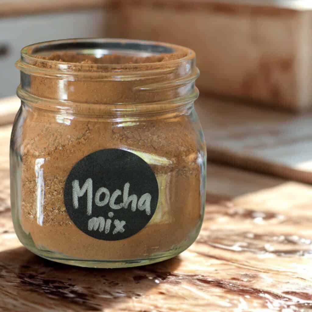homemade dry cafe mocha mix the perfect gift