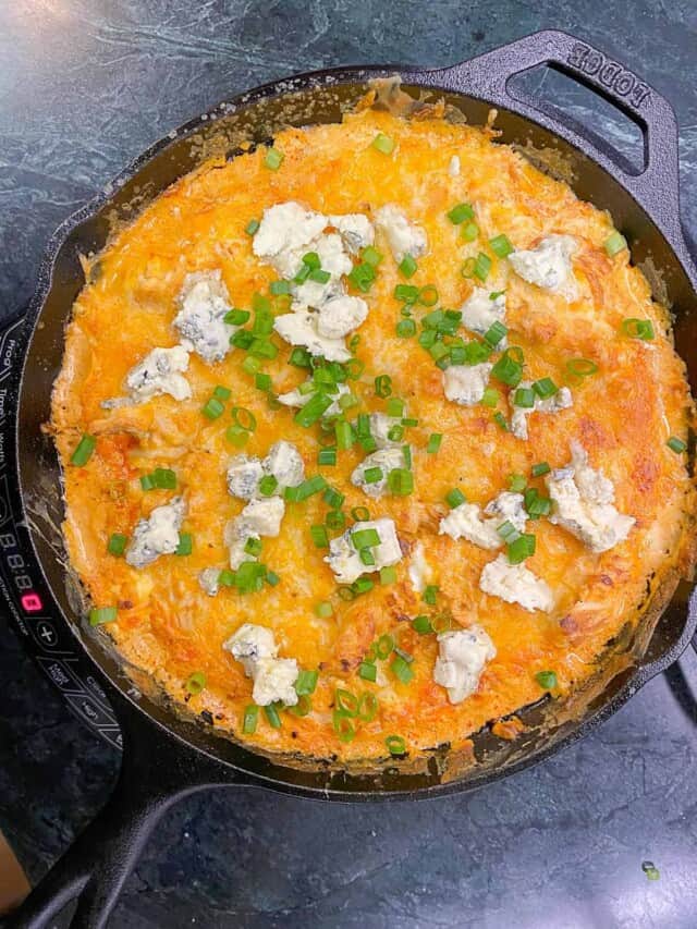 The BEST Buffalo Chicken Dip