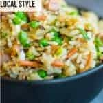 Authentic Spam Fried Rice pinterest Image by foodology geek