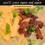 Creamy potato soup Pinterest Pin