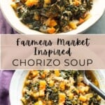 Inspired Chorizo Soup Pinterest Pin