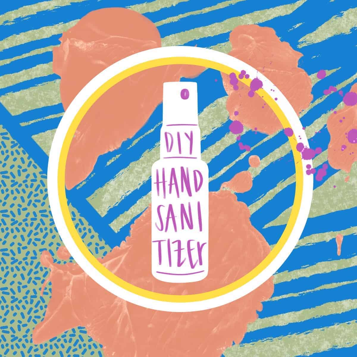 diy hand sanitizer recipe by foodology geek.