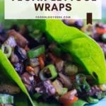 Restaurant Style Vegan Lettuce Wraps Pinterest Pin