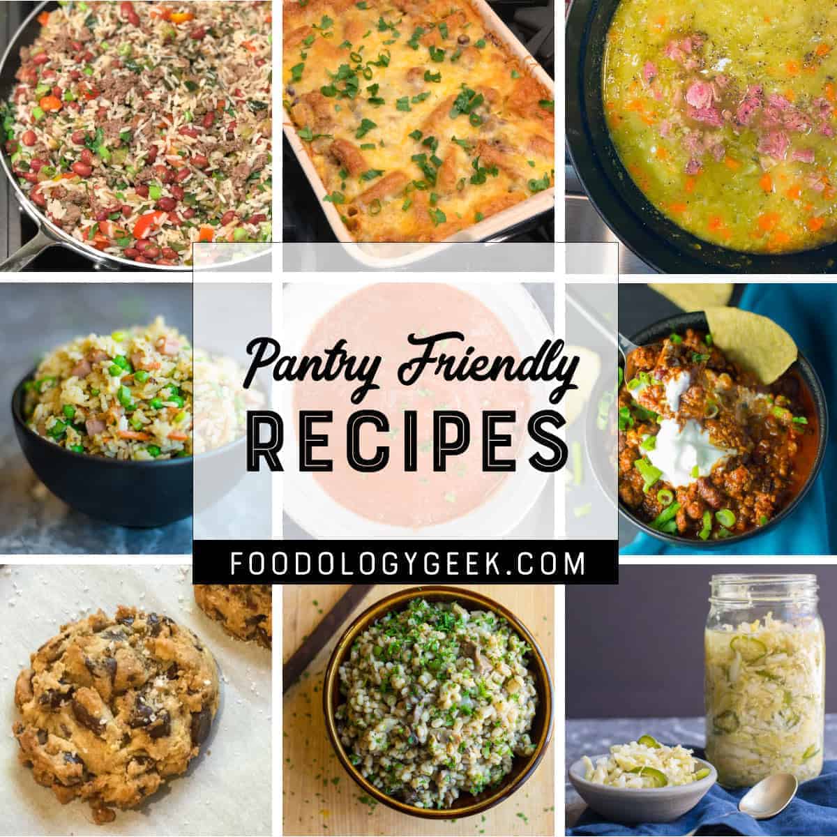 Easy Pantry Friendly Recipes