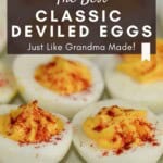 The Best Classic Deviled Eggs Pinterest Pin