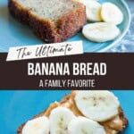 The Ultimate Banana Bread Pinterest Pin