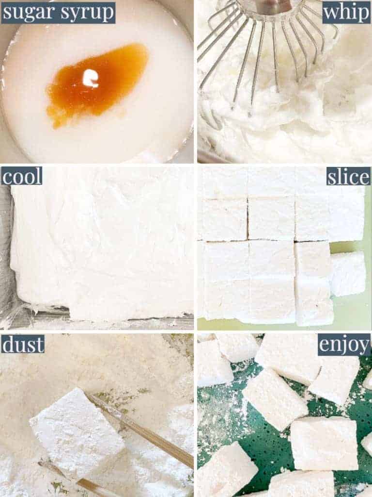 process shots for marshmallows | foodology geek