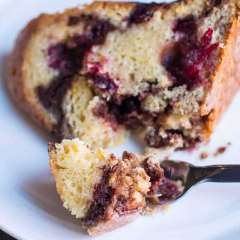 Cranberry Sauce Coffee Cake Recipe